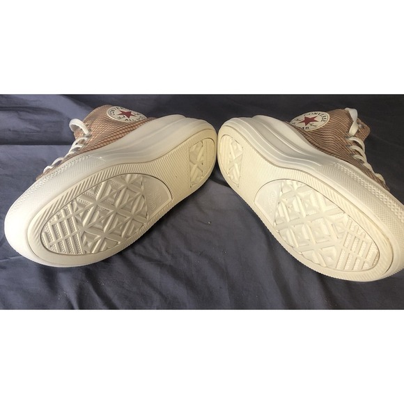 Converse Women's Chuck Taylor All Star Move Hi Chunky Plaid Shoe A05130C Size 7 - Picture 7 of 9